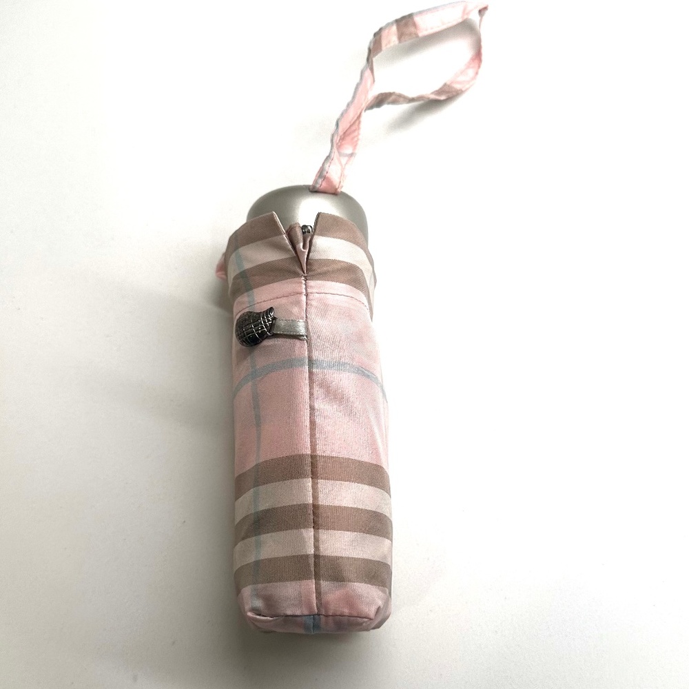 Vintage-Authentic Burberry London Nova Check Mini Travel Umbrella